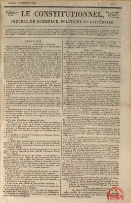 Le constitutionnel Samstag 18. September 1824