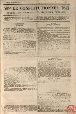 Le constitutionnel Montag 20. September 1824