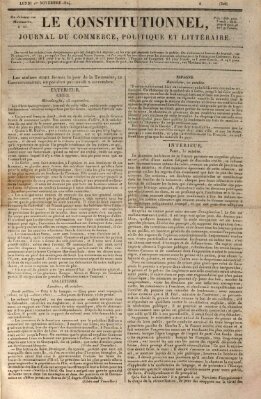 Le constitutionnel Montag 1. November 1824