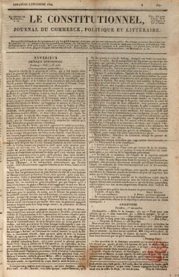 Le constitutionnel Sonntag 5. Dezember 1824