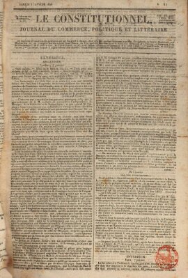 Le constitutionnel Samstag 8. Januar 1825