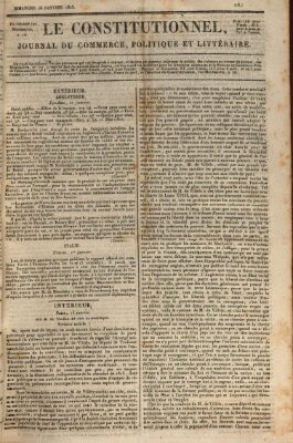 Le constitutionnel Sonntag 16. Januar 1825