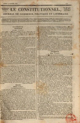 Le constitutionnel Montag 17. Januar 1825