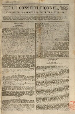 Le constitutionnel Dienstag 25. Januar 1825