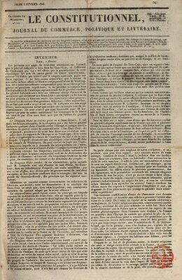 Le constitutionnel Donnerstag 3. Februar 1825