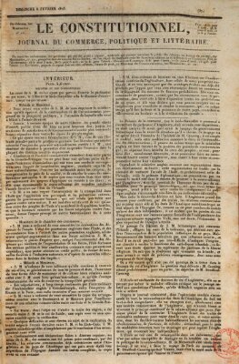 Le constitutionnel Sonntag 6. Februar 1825