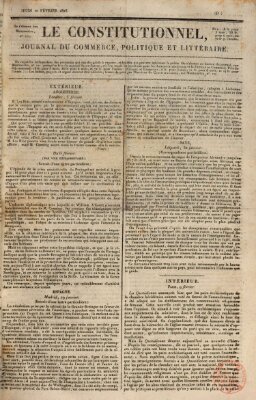 Le constitutionnel Donnerstag 10. Februar 1825