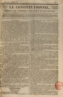 Le constitutionnel Sonntag 20. Februar 1825