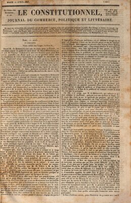 Le constitutionnel Dienstag 12. April 1825