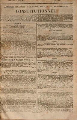 Le constitutionnel Mittwoch 13. April 1825