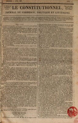 Le constitutionnel Mittwoch 13. April 1825