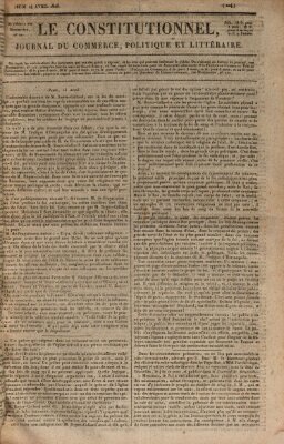 Le constitutionnel Donnerstag 14. April 1825