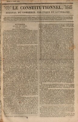 Le constitutionnel Donnerstag 21. April 1825