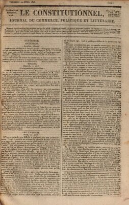 Le constitutionnel Freitag 22. April 1825