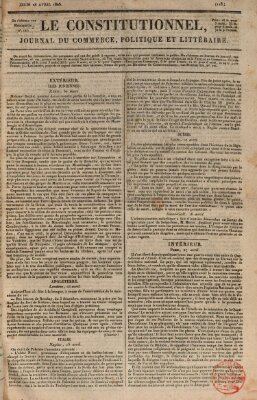 Le constitutionnel Donnerstag 28. April 1825