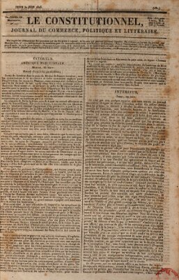 Le constitutionnel Donnerstag 30. Juni 1825