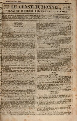 Le constitutionnel Samstag 2. Juli 1825