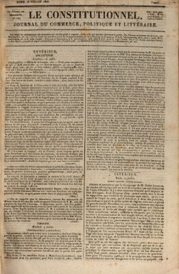 Le constitutionnel Montag 18. Juli 1825