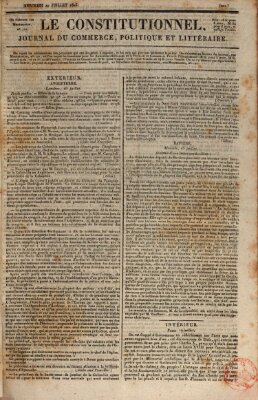 Le constitutionnel Mittwoch 20. Juli 1825