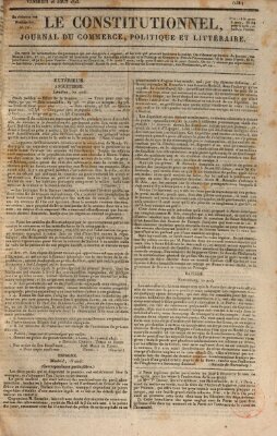 Le constitutionnel Freitag 26. August 1825