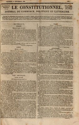 Le constitutionnel Freitag 23. September 1825