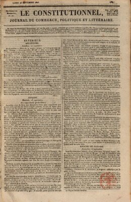 Le constitutionnel Montag 26. September 1825