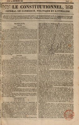 Le constitutionnel Donnerstag 29. September 1825