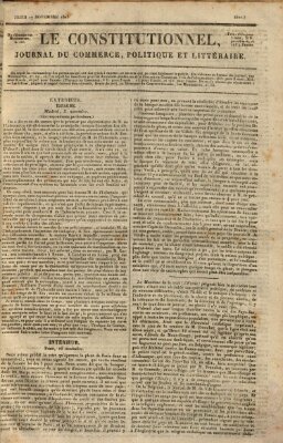 Le constitutionnel Donnerstag 17. November 1825