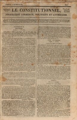 Le constitutionnel Freitag 18. November 1825