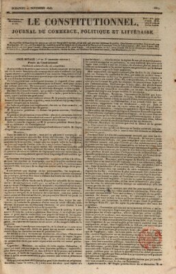 Le constitutionnel Sonntag 27. November 1825