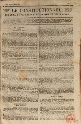 Le constitutionnel Montag 28. November 1825
