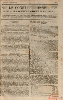 Le constitutionnel Sonntag 4. Dezember 1825