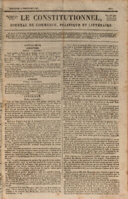 Le constitutionnel Sonntag 11. Dezember 1825