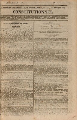 Le constitutionnel Donnerstag 15. Dezember 1825