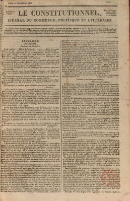 Le constitutionnel Dienstag 20. Dezember 1825