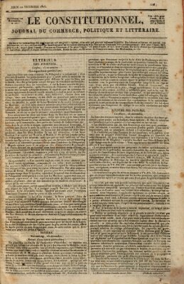 Le constitutionnel Donnerstag 22. Dezember 1825