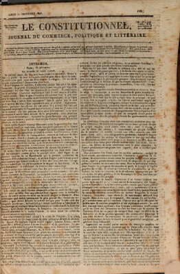 Le constitutionnel Samstag 31. Dezember 1825