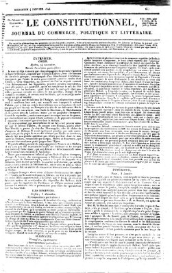 Le constitutionnel Mittwoch 4. Januar 1826