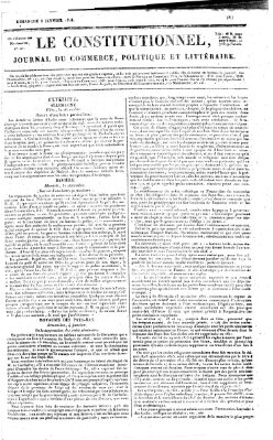 Le constitutionnel Sonntag 8. Januar 1826