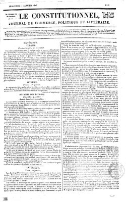 Le constitutionnel Mittwoch 11. Januar 1826