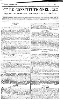 Le constitutionnel Samstag 14. Januar 1826