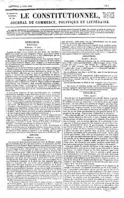 Le constitutionnel Freitag 30. Juni 1826