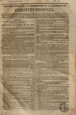 Le constitutionnel Donnerstag 20. Juli 1826