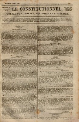 Le constitutionnel Mittwoch 9. August 1826