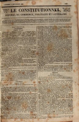 Le constitutionnel Freitag 1. September 1826