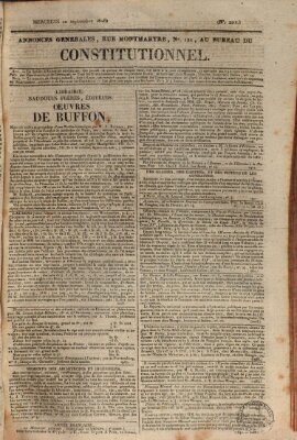 Le constitutionnel Mittwoch 20. September 1826