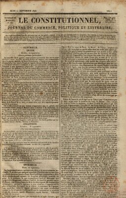 Le constitutionnel Donnerstag 21. September 1826