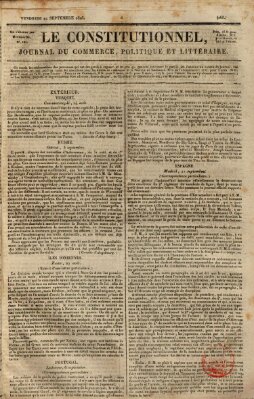 Le constitutionnel Freitag 22. September 1826