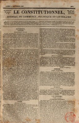 Le constitutionnel Samstag 23. September 1826