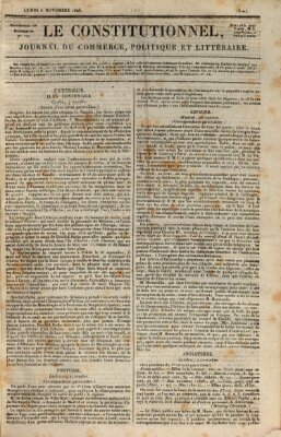 Le constitutionnel Montag 6. November 1826